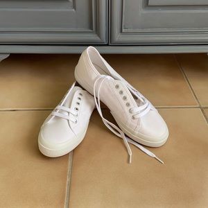 Superga pristine white sneakers